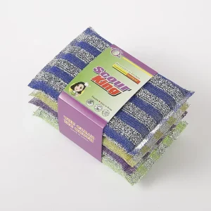 Double Side Thickened Quick Drying Absorbent Microfiber Sponges for Dishes Cleaning
