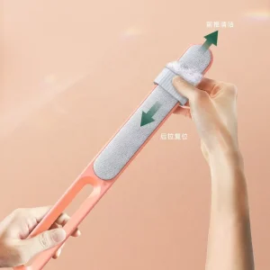 Double Sided Electrostatic Hair Removal Brush Microfiber Squeegee Household Clothes Dust Remover Lint Roller Sofa Bed