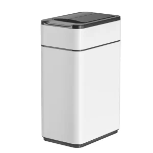 Double Swing-Door Stainless Steel Automatic Sensor Waste Bin for Home, Hotel, Kitchen or Bathroom