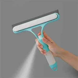 Double-side Glass Wiper Spray Mop Cleaning Brush Glass Car Windshield Window Cleaner Windows Squeegee with Spray Bottle