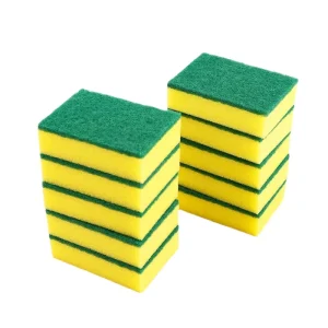 Double sided Sponge Scrubbing Dishcloth Cleaning Decontamination Scouring Pads Rags Kitchen Brushes
