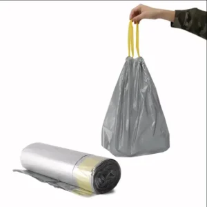 Drawstring Garbage Bag Trash Can Liner Garbage Bag with Own logo