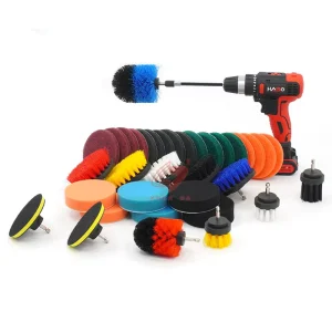 Drill Power Scrubber Brush Set 35PC Multi-purpose Household Car Cleaning Tool Drill Cleaning Brushes