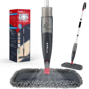 Dry and Wet Dual-use Floor Hand-free Water Absorbent Flat Mop Dust Mop Spray Mops for Floor Cleaning