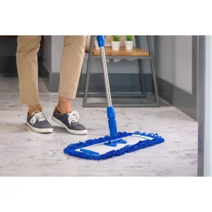 Dry and Wet Magic Professional Clean Industrial Gym Aluminium Flat Mop With Replacement Head