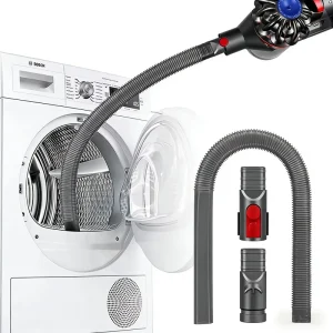 Dryer Vent Lint Vacuum Attachments Hose for Gen5 V15 V15s V12 V11 V10 V9 V8 V7 Flexible Lint Removal Tool Dryer Vent Cleaner Kit