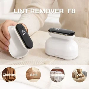 Dual Blade KC Bigger Size with LED Display Rechargeable Lint Remover Fabric Shaver Double Head