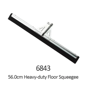 Dual Moss Floor Squeegee 6843 Heavy duty Floor Squeegee with Non Marking Flexible Blades