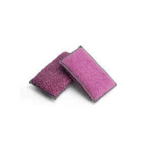 Dual Sided Non Scratch Kitchen Dish Sponges Reusable Resistant Scrub Pad Multipurpose Cleaning Sponges for Dishes Pan Sink Stove