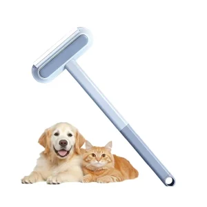 Dual-Sided Pet Hair Removal Lint Cleaner Brush Multi-Functional ABS Stainless Steel PP for Sofa Bed Carpet Bath Cleaning