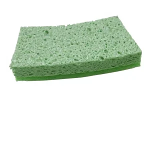 Dual Sided Wood Pulp Cotton Dish Sponge Kitchen Cleaning Sponges for Reusable Household Scrub Pads