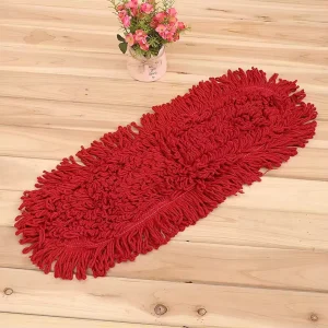 Durable Absorbent Eco Friendly 60cm Cotton Yarn Flat Mop Head Refill for Home Floor Cleaning