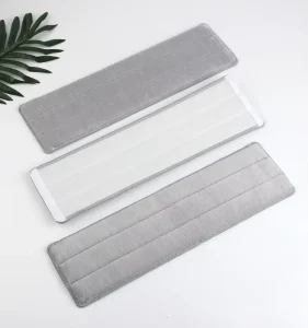 Durable Absorbent Mop Replacement Cloth with Double Buckles Installation Hand Wash & Mop Accessory