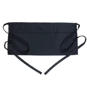 Durable Adult Apron with Pocket Half Apron Waiter Servant Aprons for Kitchen Cooking Restaurant Coffee Shop