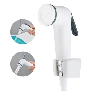 Durable Anti corrosion ABS Hand Held Bidet Spray Set Universal G1 2 Toilet Shattaf Bathroom Accessories for Muslim Shower