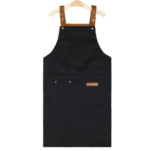 Durable Apron with Pocket Adjustable Straps Practical for Work Daily Use and Professional Settings