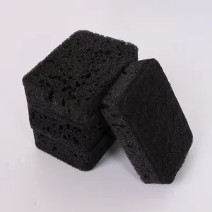 Durable Black Seaweed Dishwashing Sponge Easy to Clean Kitchen Cleaning Tool Not Stained by Oil Sponge Scouring Pads