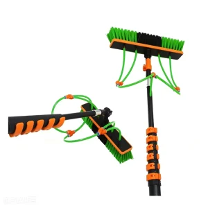 Durable Carbon Fiber Water Fed Brush Pole for Professional Window Cleaners and Solar Maintenance