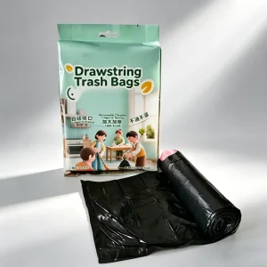 Durable Disposable Plastic Garbage Bag Multi Size High Quality Customizable Household Kitchen Trash Bag for Food Waste
