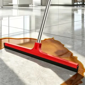 Durable Eco Friendly EVA Floor Squeegee with Plastic Handle Industrial Water Scraper for Patio Factory Warehouse Floors