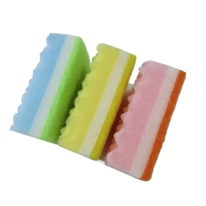 Durable Eco Friendly Kitchen Multipurpose Dish Sponge Variety Pack Colorful Polymer Foam Scouring Pads