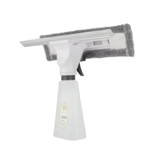 Durable Eco Friendly PP Microfiber Cloth 26x23cm Window Squeegee with Sprayer for Kitchen Bathroom Cleaning