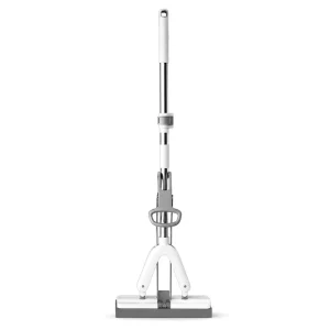 Durable Hands Free Telescopic Fast Drying Wide Mop Head Top Press Squeeze PVA Sponge Mop Home Floor Cleaning
