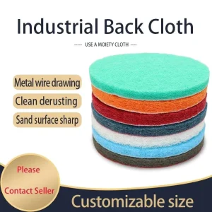 Durable Kitchen Cleaning Pad Non-slip Abrasive Cleaning Sponge Multi-purpose Polishing Scour Pad Cleaning Mold