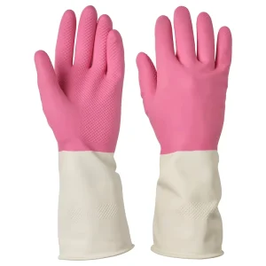 Durable Kitchen Cleaning Waterproof Rubber Gloves Safety Household Gloves Long Latex Dishwashing Gloves