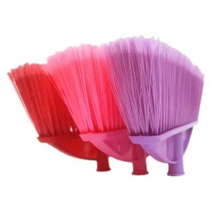 Durable Lightweight Classic Style PP+PET Broom Head Brooms Dustpans Wooden Handle Flagged Bristle Household Cleaning