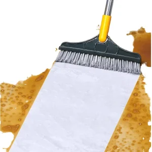 Durable Modern Cleaning Tools PET Broom Dustpan Set Plastic Handle Nylon Flagged Bristle Medium Bristle Floor Model