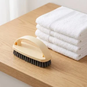 Durable Non Slip Handle Clothes Brush for Household Laundry and Fabric Care