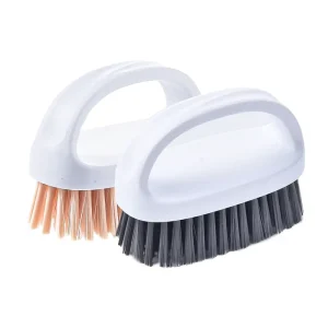 Durable Non slip Scrub Brush Household Small Plastic Washing Clothes Shoe Cleaner Brush No Shedding Laundry Brush