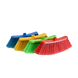 Durable PP Broom Head with Wooden Handle Indoor Broom