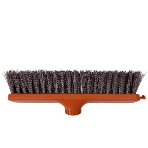 Durable PP Plastic Broom Head with Hard Bristles Heavy Duty Sweeping Brush 315mm Length Model XY6503 for Home & Garden