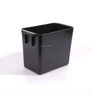 Durable Plastic Waste Bin with Handle for Household and Commercial Applications