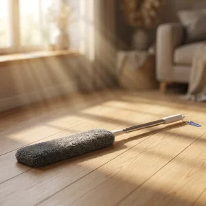Durable Retractable 2.5 Meter Telescopic Dust Brush Eco Material Crevice Cleaning Tool for Ceiling Corners and Gaps