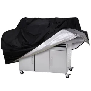 Durable Weather Resistant Outdoor Grill Cover Waterproof UV Heat Oil Resistant Features BBQ Tools Accessory for Outdoor