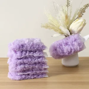 Duster Handle Detachable Flexible Feather Microfiber Cleaning Fan Duster Household Cleaning Duster