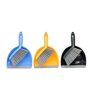 Dustpan and Brush Set Household Plastic Broom Handle Made PP Dustpan PP Bristle TPR Handle Plastic Cover All-season 99