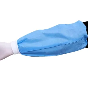 Dustproof Disposable Arm Oversleeve Polyethylene Material with Elastic or Knitted Cuff for Cleanroom Use Without Thumb Hole