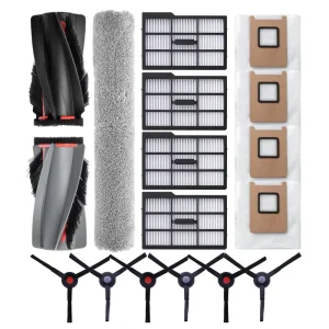 E25/E28 Omni Accessories Kit Main Brush Hepa Filter Side Brush Rolling Mop Dust Bag for Eufy Robot Vacuum Cleaner