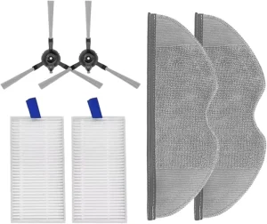 E5 C108 Accessories Kit Filter Side Brush Mop Cloth Compatible for Xiaomi Robot Mijia Vacuum Cleaner Household Cleaner Parts