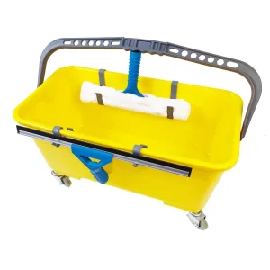 ESD 25L Commercial Rectangular Plastic Bucket with PP Hook 6 Gallon Bucket for Window Cleaning