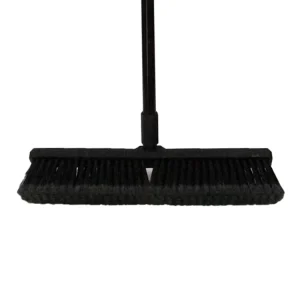 ESD Hard Bristle Industrial Craft Lobby Brush Broom With Metal Stick