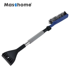 EVA Grip Hanging Hole Snow Brush Ice Scraper Car PP Scraper Bristles Snow Removal Custom Ice Scraper Car