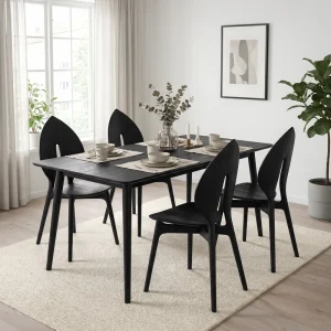 EXL Furniture Home Furniture Modern Luxury Chair Factory New Style Restaurant Solid Wood Chairs