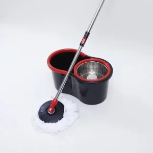 Easy Cleaning Microfiber Mops Swivel 360 Rotating Clean Floor Magic Mop with Plastic Bucket