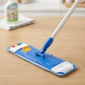 Easy Detachable Microfiber Reusable Washable Floor Cleaning Mop for Household Commercial Hotel Office Use