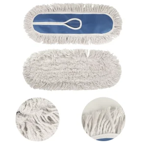 EasyClean Eco Friendly 360 Degree Rectangle Flat Mop Head Quick Absorption Durable Design Lightweight Cotton